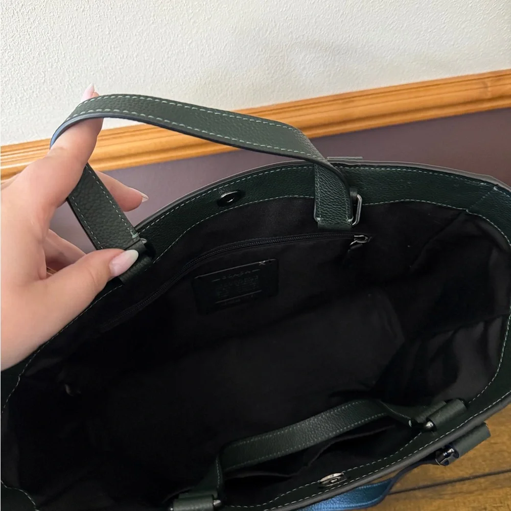 Coach Hudson Double Handle Tote Shoulder Bag - Picture 12 of 13